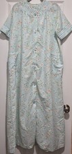 Vintage Glover Place Housecoat Housedress Lounge Robe Size Medium M Floral Nice picture