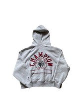 Champion Reverse Weave Men's Gray Retro St. Elmo's Tigers Hoodie Size XL picture