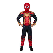 Marvel's Spider-man Integrated Halloween Costume for Children, Boy's Size S (6/7 picture