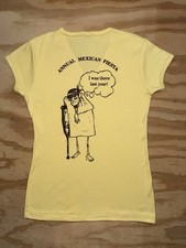 Vintage 70s Mexican Fiesta Humor Graphic T-Shirt Baja California San Quintin  picture