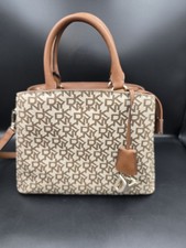 DKNY PAIGE MEDIUM SATCHEL CROSSBODY BAG PURSE SIGNATURE picture