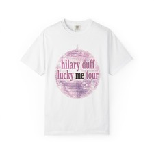 Hilary Duff Lucky Me Tour Disco Ball T-Shirt picture
