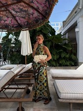 Alemais Liana Silk Palazzo Pants $650 Size US 6 Brand New  picture