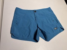 Pelagic Shorts Women’s 2 Green Teal Moana Open Seas Hybrid Fish Board Surf Swim picture