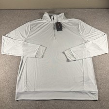 KJUS Kallen Half Zip Pullover Mens Sizes Grey Alloy Lightweight Golf Performance picture