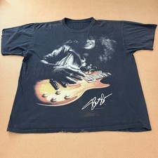 Vintage Slash Guns N Roses Shirt Mens Big 2XL Black Graphic Guitar Band 2000s picture