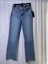 NWT Luxe Vintage Daisy Ankle Boot Jeans by 7 for All Mankind, Size 24 (0) $228 picture