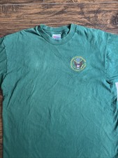 Vintage American Embassy Prague Czech Republic Embroidered Hanes Beefy Mens L picture