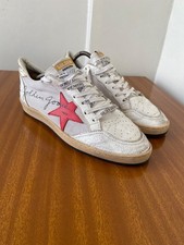 Golden Goose Ball Star low-top sneakers in white leather size 41 EU,8 US, 7.5 UK picture