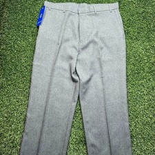 NWT VTG 90s Levis Action Slacks 38x29 Gray Pleated Work Trousers Dress Slacks picture