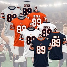 🔥RIP Mike Ditka #89 Chicago Coach Name & Number Memmorial Gift Fans picture