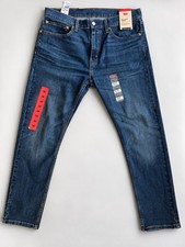 Levi’s 512 Slim Taper Men’s Stretch Jeans W34 L30 Blue Denim New Never Worn picture
