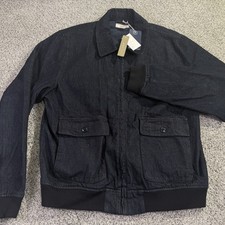 J.Crew Wallace & Barnes E0965 Indigo Denim Utility Jacket Men’s XL NWT picture