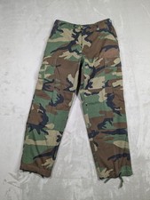 Vintage USGI Propper Woodland Camo BDU Pants Mens Small Short NYCO Cargo picture