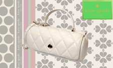 KATE SPADE 3D Heart Barrel Crossbody Quilted Bag (KK175) Meringue - NWT RETIRED picture