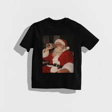Funny Christmas Shirt, Drunk Santa Shirt, Drinking Santa Tee, Adult Christmas Hu picture