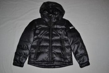 AUTHENTIC MACKAGE  KIDS VIX ULTRALIGHT SATEEN DOWN JACKET HOOD BLACK  ALL SIZES picture