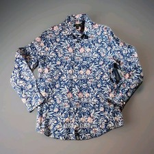 Club Room Luxury Men's Button Up Shirt Size Medium Multicolor Floral NWT  picture