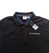 PUMA BMW M Motorsport Jacquard Polo Men’s Size X-Large NWT Black/Red/Blue picture