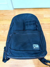 Nike Utility 2.0 Large Black Backpack Zip Multiple Pockets Adjustable Strap picture