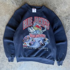 2000 Columbus Blue Jackets Vintage NHL Sweatshirt (M) picture