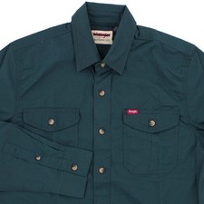 Wrangler Authentics Men's Shirt, Collared, Long Sleeve, Button Up picture