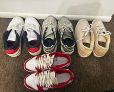 Nike Jordan Asics Mixed Lot 4 Sneakers Leather/Mesh Unisex US 9-11.5 picture