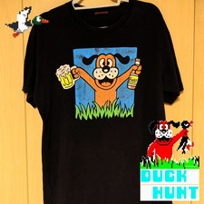 Gilla Espadas x Nintendo Duck Hunt T-Shirt Black Size L NES Super Smash Bros picture