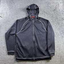 Puma PWRWARM Warm Cell Full Zip Hoodie Mens XL Gray Heathered Athletic Jacket picture