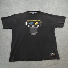 VTG Give Me Face Shirt Men 3XL Black Faded Y2K Boxy Hip Hop 2005 Streetwear picture