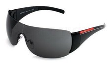 RARE NEW Genuine PRADA Sport Black Shield Wrap Sunglasses SPS 02L PS 02LS 1AB1A1 picture