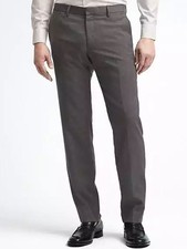 Banana Republic Slim Performance Wool Pant 40X32,40X34,42X32,42X34,44X32,44X34 picture