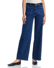FRAME Le Slim Palazzo Modernist Stretch Bardot Pocket Jeans Women's 29 Loner picture
