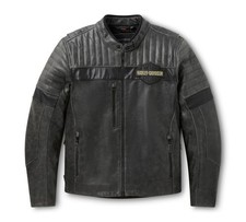 New Harley Davidson Leather Jacket HD Men's Cowhide Motorcycle Biker Jacket picture