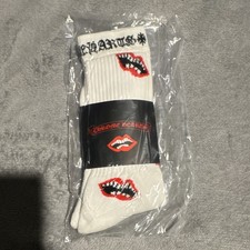 Chrome Hearts Socks Chopper Matty Boy Large Size Brand New White (2 PAIRS) picture