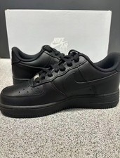 Nike Air Force 1 Low Triple Black Men's Shoes CW2288-001 Sneakers picture