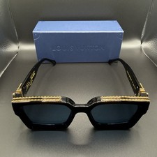 Louis Vuitton 1.1 Millionaires Sunglasses Z1165W - Black/Gold FREE FAST SHIPPING picture