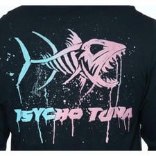Psycho Tuna Watercolor Logo T Shirt Black S picture