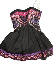 Karren Millen Women Short Patterned Sleevless Dress Size S’S UK 8 picture