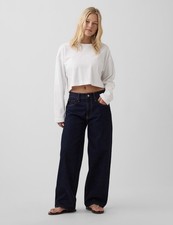 NWT GAP x Hailey Bieber 1996 Extra Baggy Jeans Midnight Indigo Women’s Size 29 picture