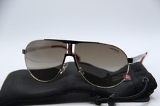 NEW CARRERA 1005/S 2M2HA BLACK GOLD RED AUTHENTIC SUNGLASSES W/CASE 66-09 picture