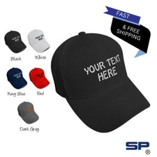 custom embroidered baseball caps for men personalized hats acrylic strap adjust picture