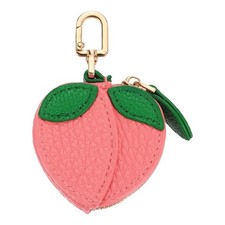 Peach Coin Purse Keychain Cute Fruit Shaped Bag Charm/ picture