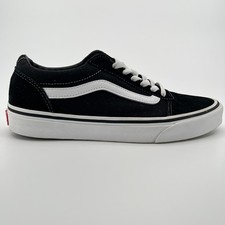 Vans Old Skool Men Size 8 Black White Athletic Walking Skateboard Shoes Sneakers picture