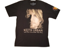 T-Shirt - Vintage 2007 KEITH URBAN Love Pain & The Whole Crazy Thing - Size L picture