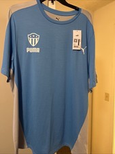 PUMA Men's T-Shirt Size XXL MSRP- $30 NWT Fast Shipping  Color Light Blue picture