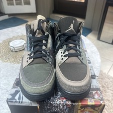 Nike Air Jordan 3 Retro SE DO1830 200 11.5 Patchwork Army Patch Camo Green Brown picture