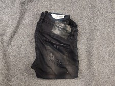 Dsquared2 Italy Design Slim Fit Distressed Denim Black Jeans Vintage hysteric picture