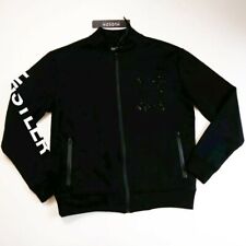 Hudson Outerwear mens 100% AUTHENTIC L/S zip up track jacket black size large  picture