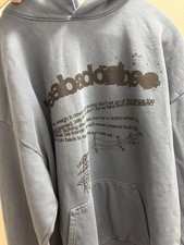 Beabadoobee The Pylon Tour Merch - Sun Has Set Blue Hoodie Blue Hoodie - 3XL New picture